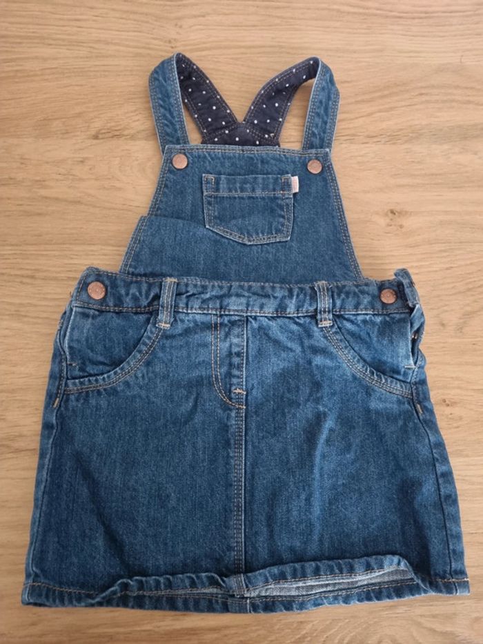 Salopette robe en jean