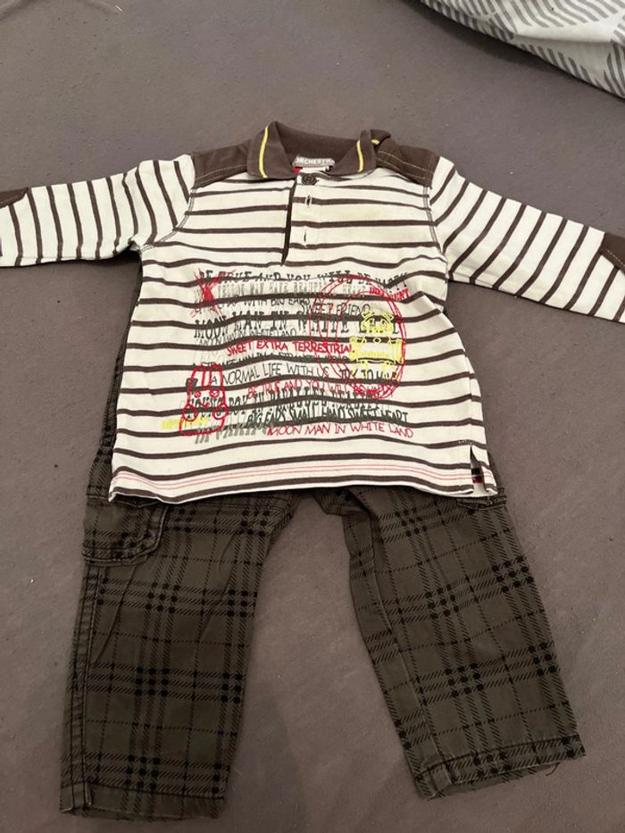 Pantalon + polo ML