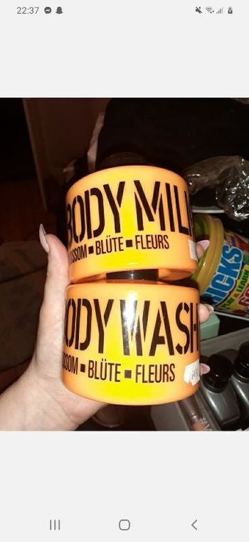 Ensemble gel douche lait corps fleurs