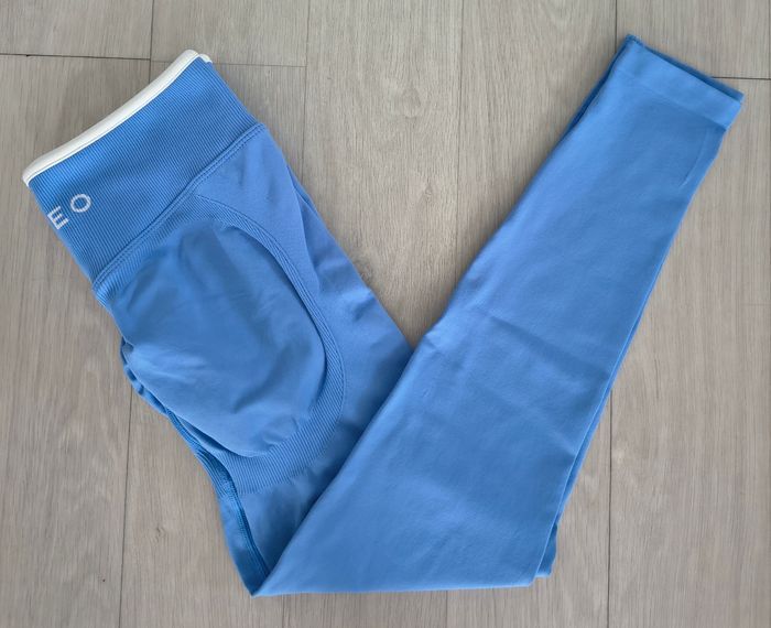 Legging Teveo Contrastline Sculpt Scrunch Ignite Bleu Azur