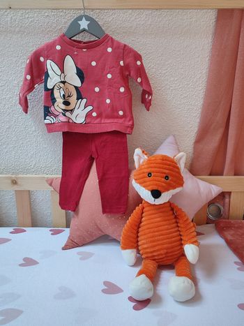 Ensemble bébé fille Minnie mouse - 6 mois - Neuf sans étiquette - Disney
