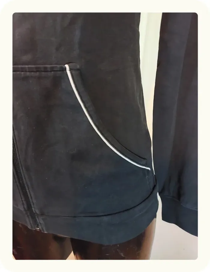 Veste à capuche sport femme Lacoste vintage - photo numéro 3