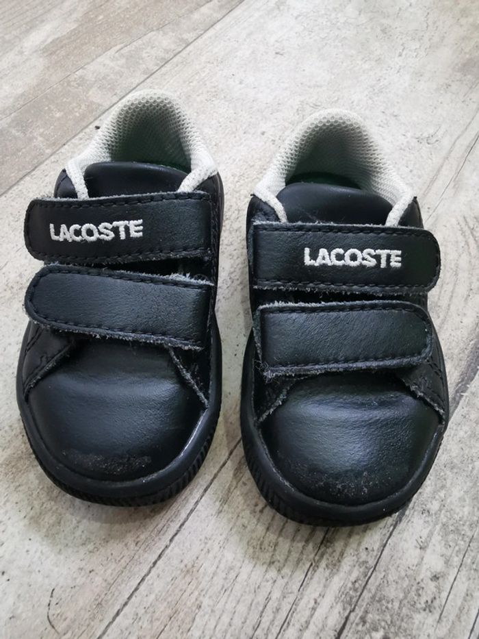 🌿Basket Lacoste enfant taille 19 - photo numéro 8