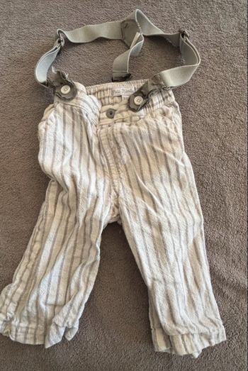 Pantalons chic à bretelles 