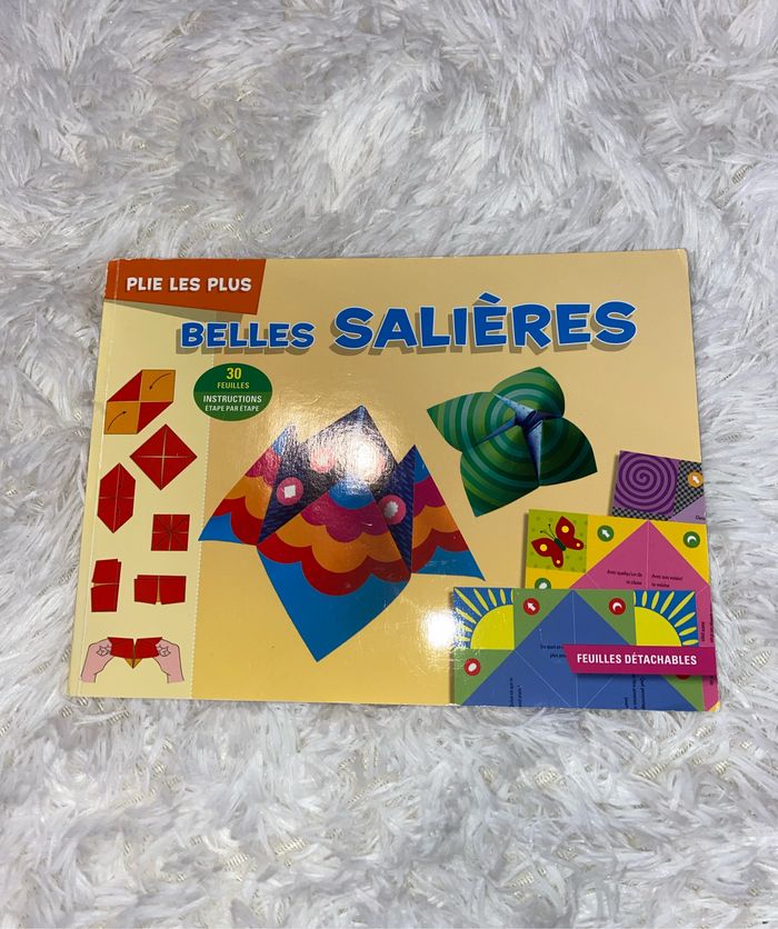 Livre de salières/ cocottes pour enfants