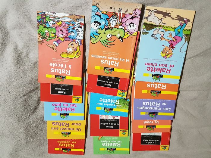 Lot de 14 petits livres collection Ratus et Ralette