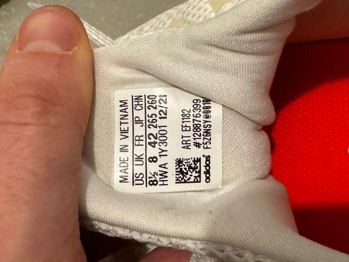 Adidas Alphaboost Cloud White FR 42 - US 8.5 - photo numéro 5