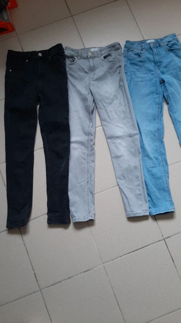 3 pantalons fille 11 ans