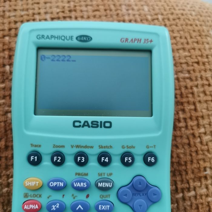 Calculatrice GRAPH 35 + - photo numéro 5