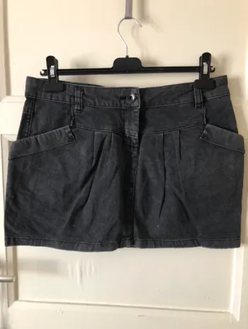 Jupe en jean gris Bizzbee t.l