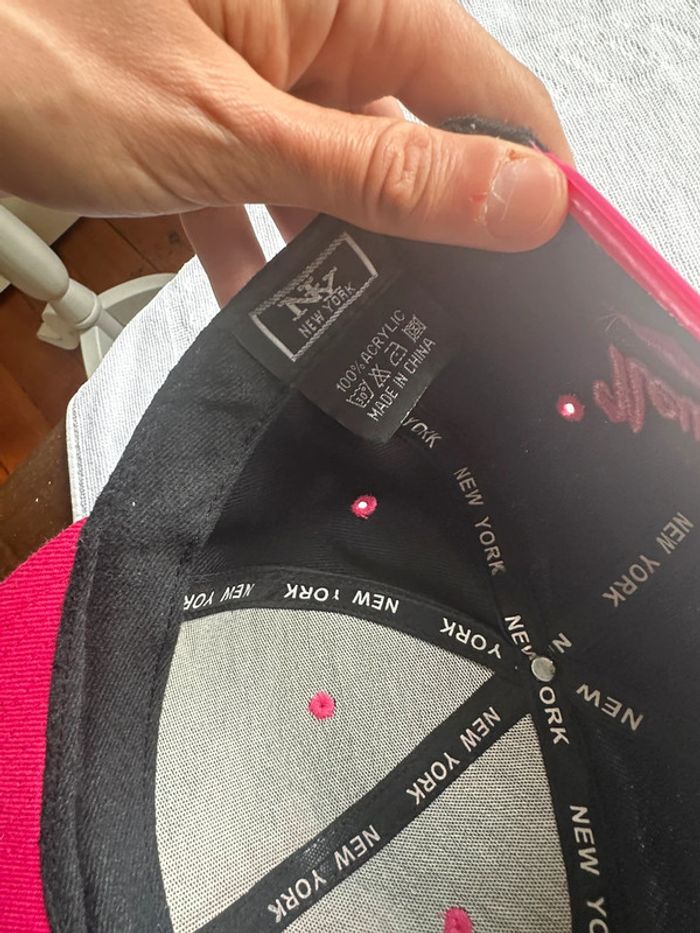 Casquette 🧢 NY Rose et Noir – Taille 58 - photo numéro 7
