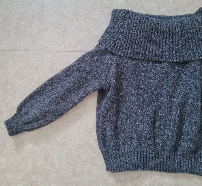 Pull gris neuf taille xs34 - photo numéro 4