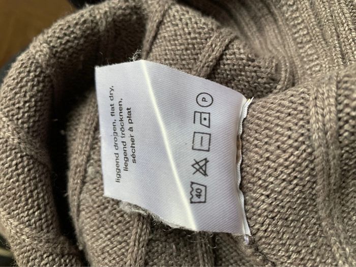 Pull col roulé marron Gino santi casual XL - photo numéro 18