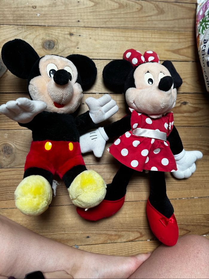 Lot de Mickey et mini peluche