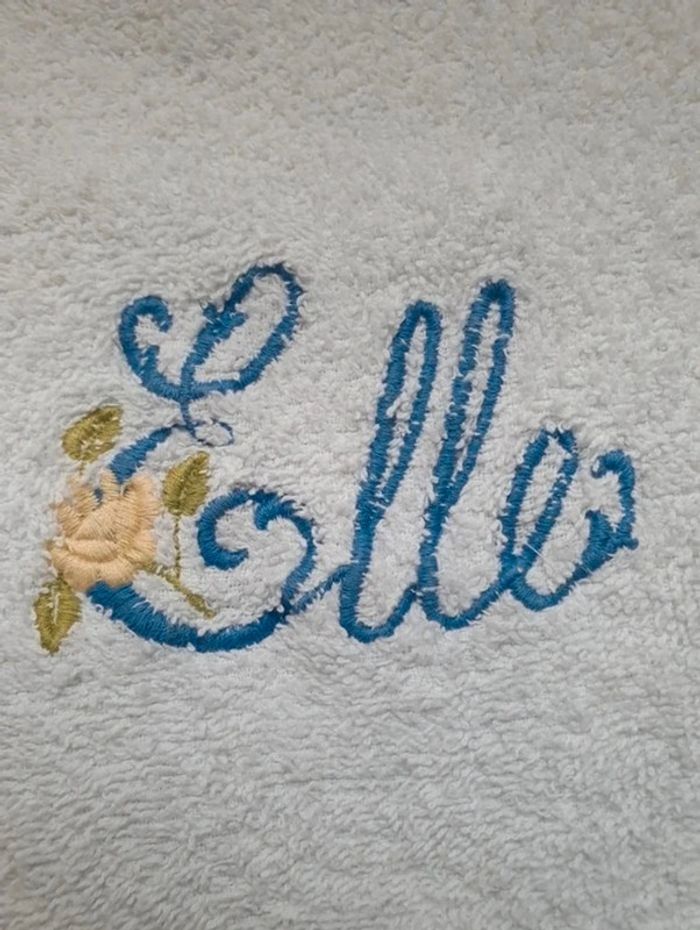 Lot de 2 serviettes bleue et blanche Elle et Lui La Redoute - photo numéro 9