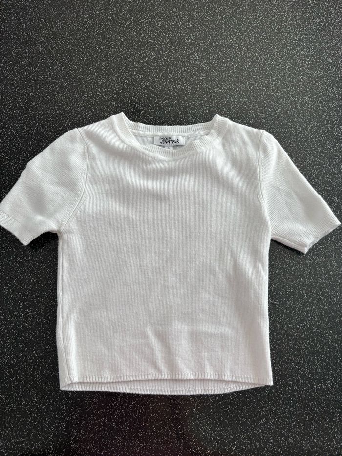 Jennyfer - t-shirt court mc blanc Taille S