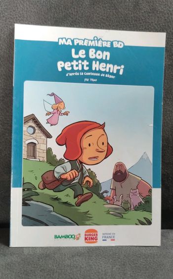Ma première BD le bon petit henri sans savoir lire