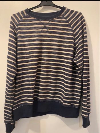 Pull homme rayé taille XL