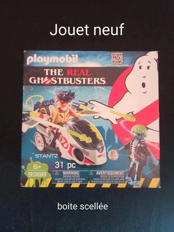 Playmobil 9388 Ghostbusters Stantz avec véhicule volant