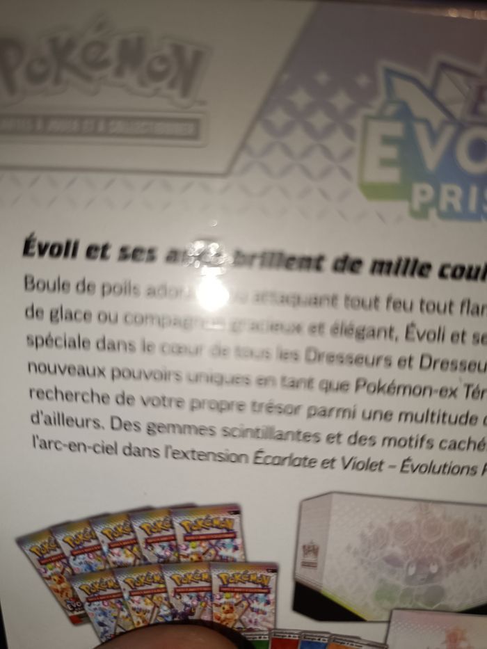 ETB Pokémon fr 🇨🇵 évolution prismatique 8.5 - photo numéro 8