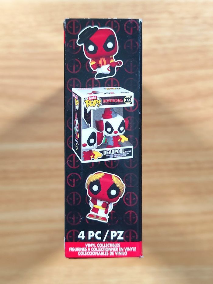 Boîte De 4 Bitty Pop! Deadpool - Griller Clown Bedtime + Mystery Pop! - photo numéro 8