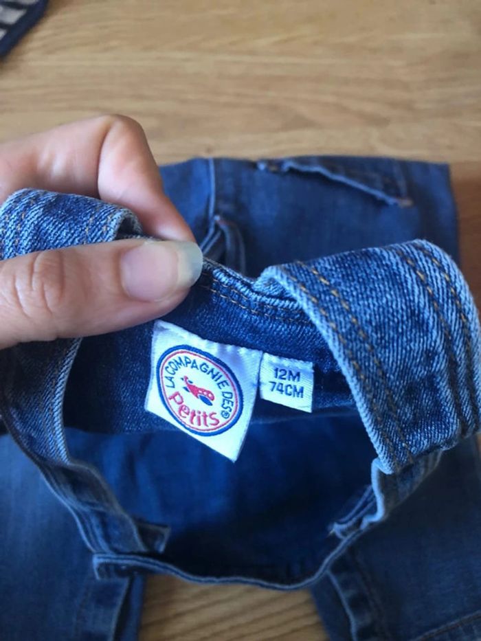 Ensemble salopette t-shirt ML body - photo numéro 5