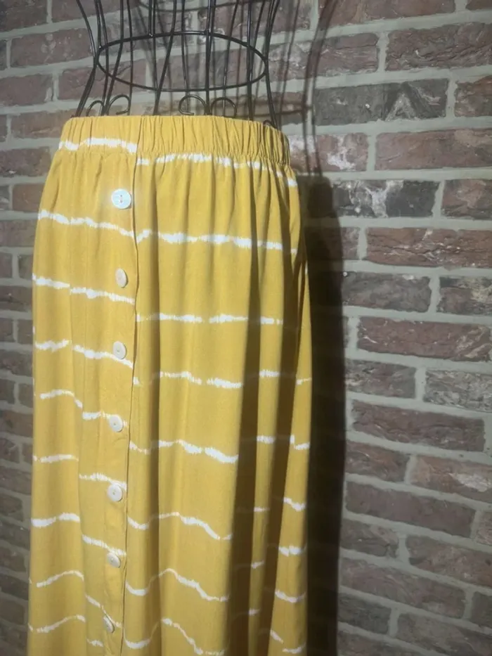 Jupe jaune et blanche Only Taille L / 40 - photo numéro 6