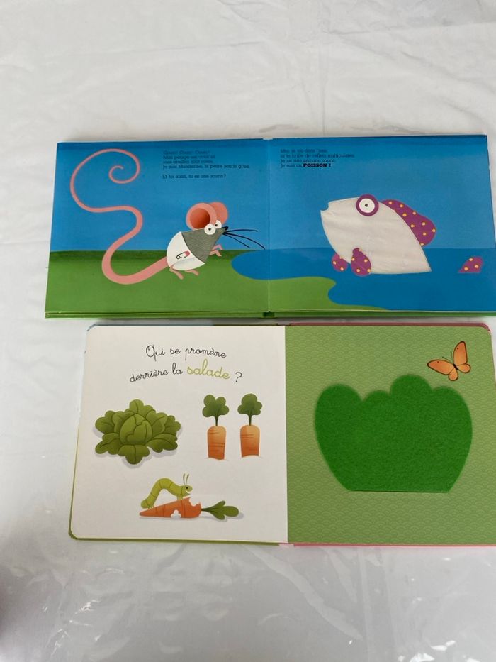 Lot de 4 Livres d’Éveil Bébé à Toucher / Livre Caresses - photo numéro 9