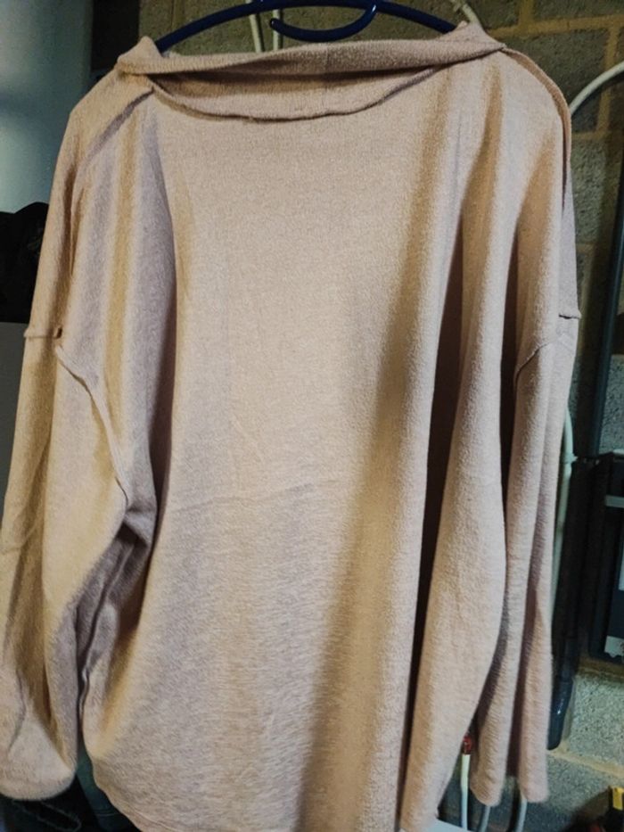 Pull atmosphère taille L en excellent état rose - photo numéro 2