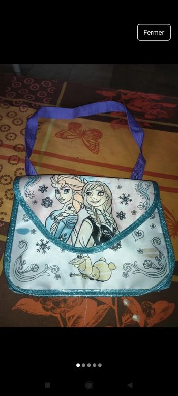 Petit sac reine des neiges j49