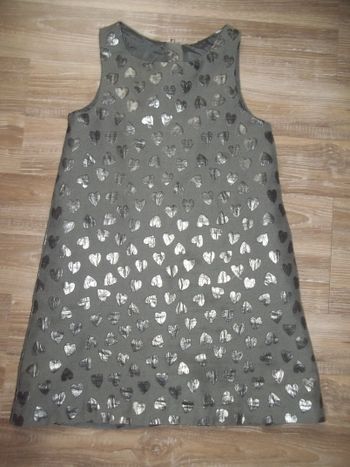 Robe chasuble coeurs argentés H&M (1)