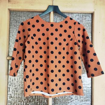 Blouse à pois