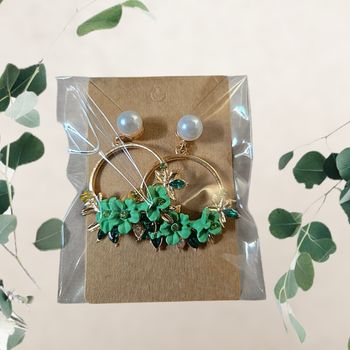Boucles d'oreilles en alliage de zinc