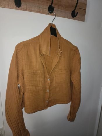 Chemise courte en Gaze