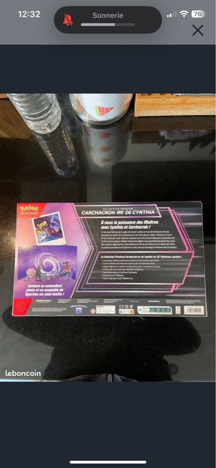 Neuf scellé coffret carte pokemon carchacrok - photo numéro 3