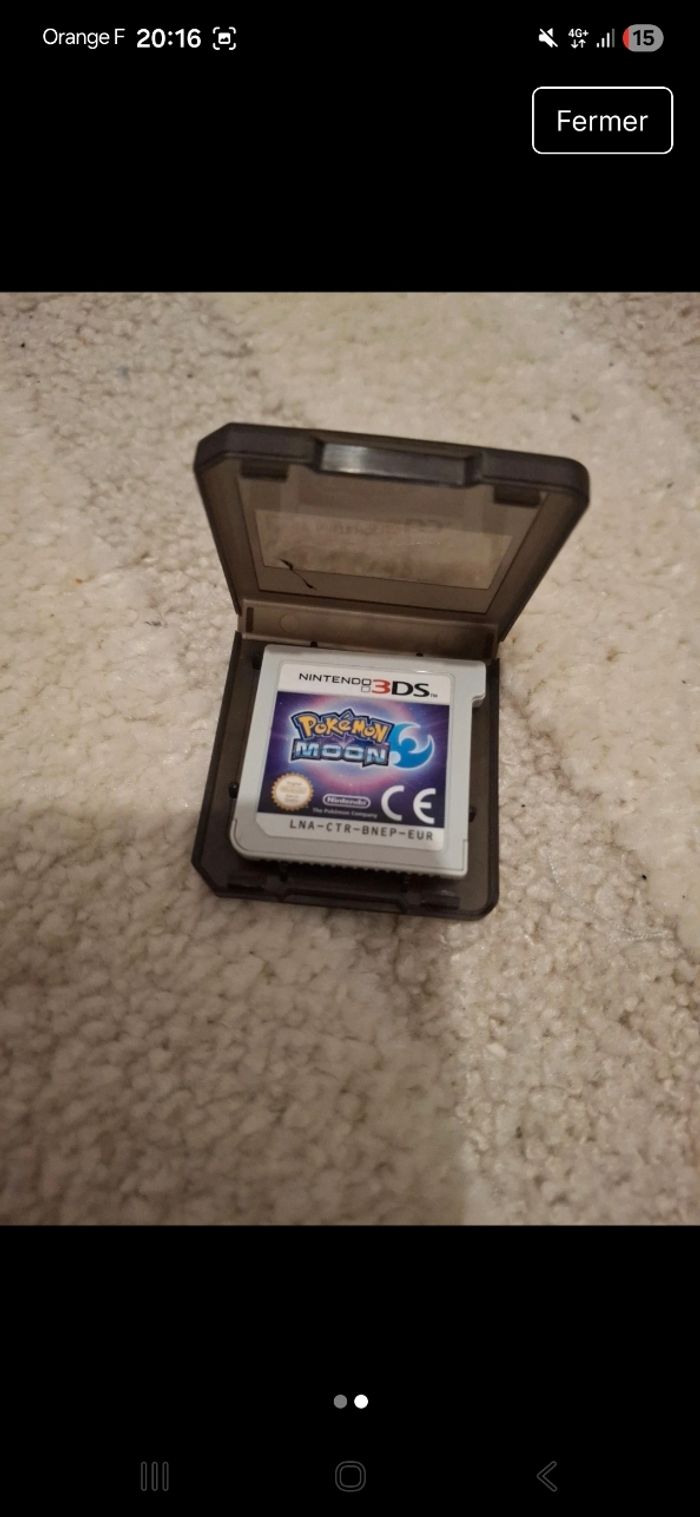 Jeu 3ds pokemon lune - photo numéro 2