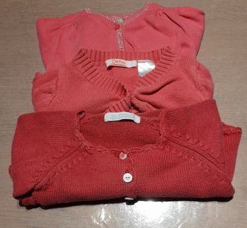 Lot de 3 boléros fille 80