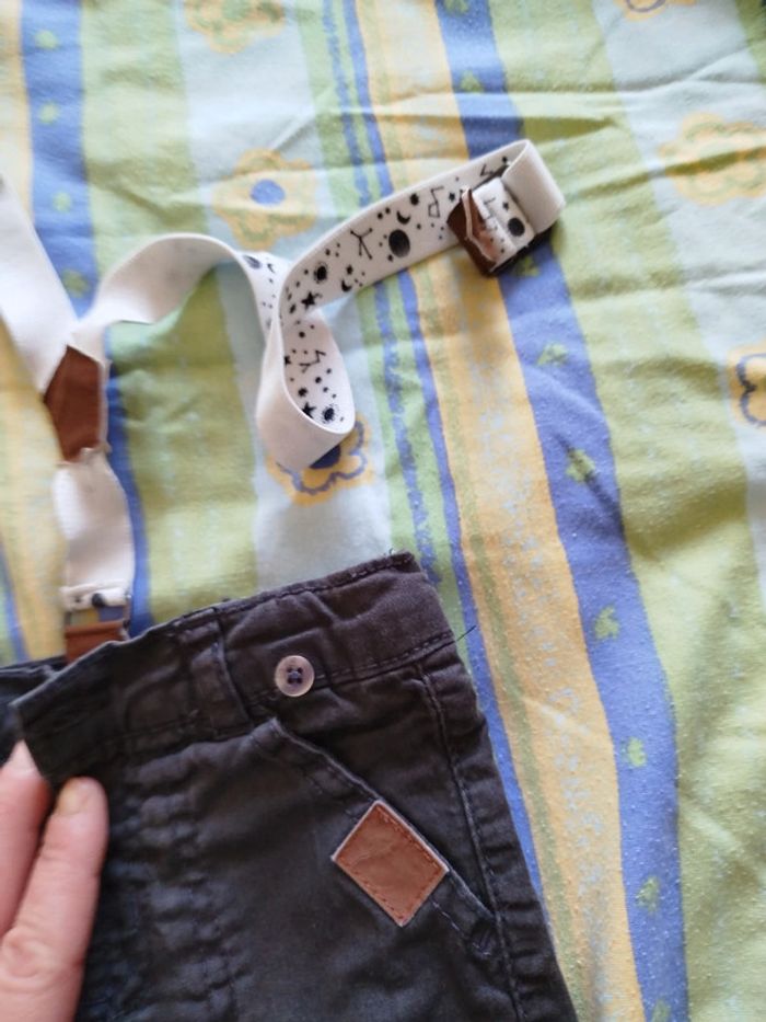 Pantalon garçon avec bretelles - photo numéro 3