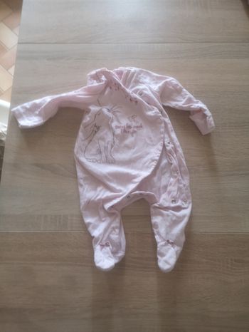 Pyjama rose 3 mois