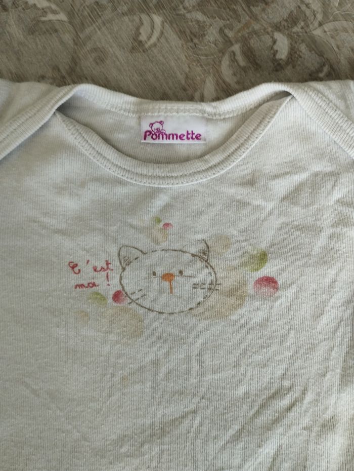 Lot de 5 bodies ml 6 mois - photo numéro 8