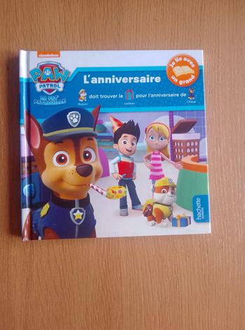 Livre enfant - Livre à lire à deux - Paw Patrol - L'anniversaire
