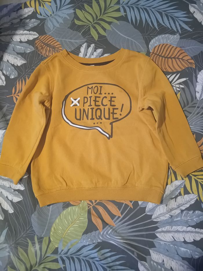 Pull garçon moutarde – Du Pareil au Même – 4 ans (104 cm)