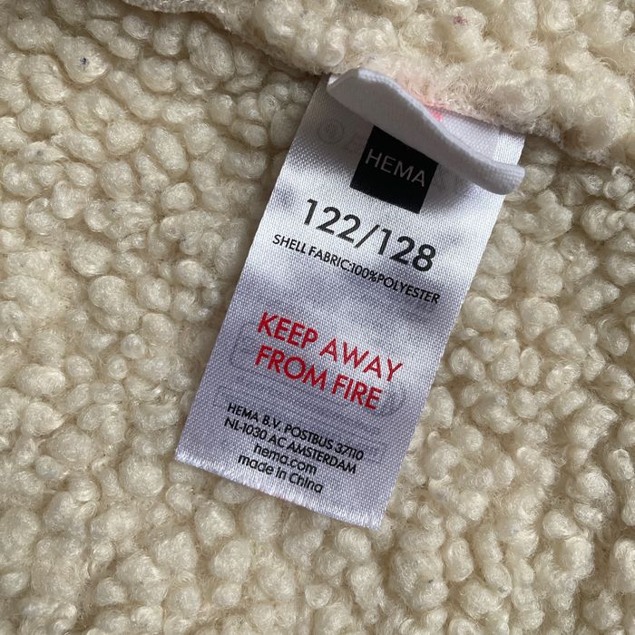Gilet sans manches Sherpa HEMA – Écru – 7‑8 ans (122/128 cm) - photo numéro 5