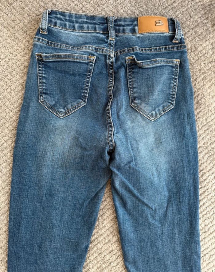 Jean slim bleu taille haute (36) - photo numéro 6