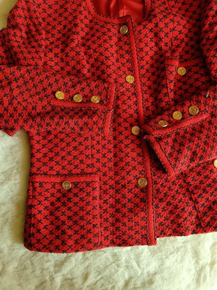 Veste tweed vintage Paula Klein - photo numéro 2