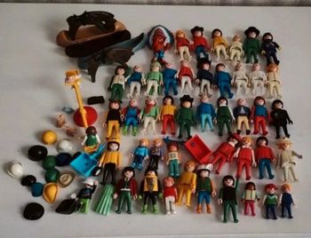 Lot de personnages playmobil Vintage