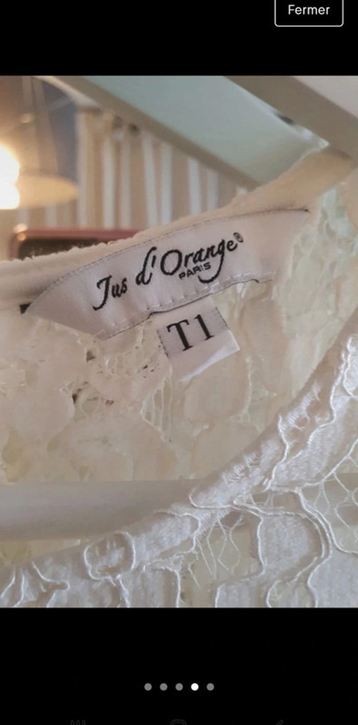 Jus d'orange robe dentelle - photo numéro 4