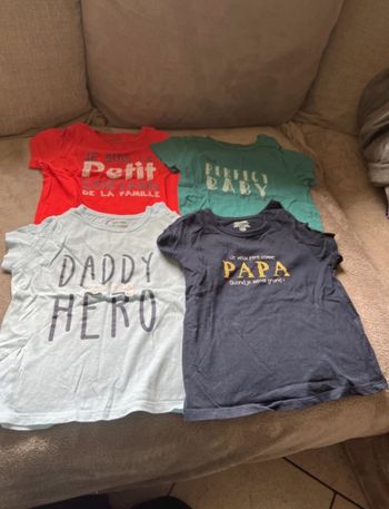 Lot t-shirts kiabi