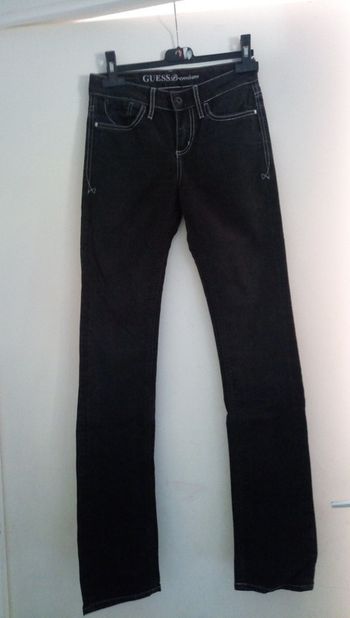 Jean guess taille haute noir