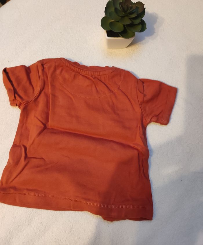 T-shirt Timon rouille garçon - Taille 3 mois - Disney Baby - photo numéro 3